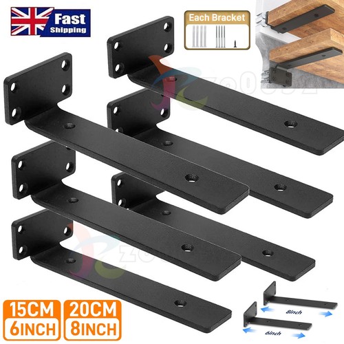 12x floating shelf brackets - floating,