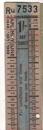 Bus tram ticket trams - bus,