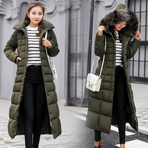 Womens winter long quilted - long,
