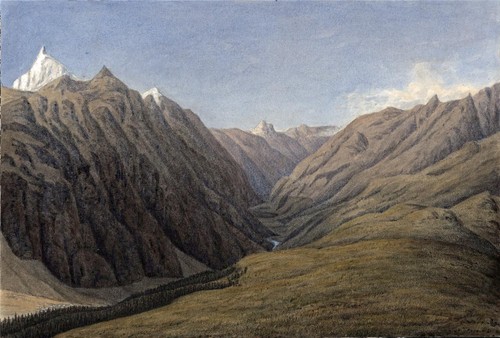 Valley the visp riffel - of,