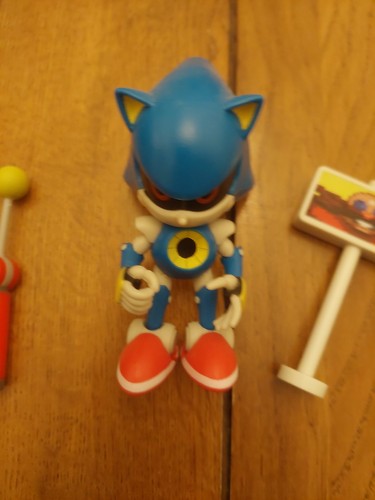 Metal sonic figure - metal, jakks