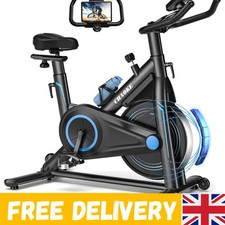 Ultra-Quiet Magnetic Resistance Exercise Bike with Smart Display and App Sync