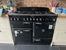 RANGEMASTER ELAN 110cm DUAL FUEL RANGE COOKER BLACK LPG / MAINS DELIVERY