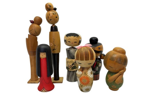 Kokeshi doll collection - kokeshi,