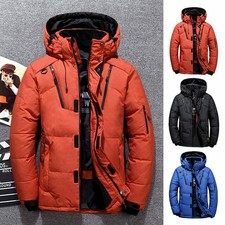 Mens Winter Quilted Warm Coat