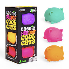Teenie NeeDoh Cool Cats 3 Pack