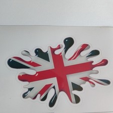 Union Jack Flag Splat  Decal
