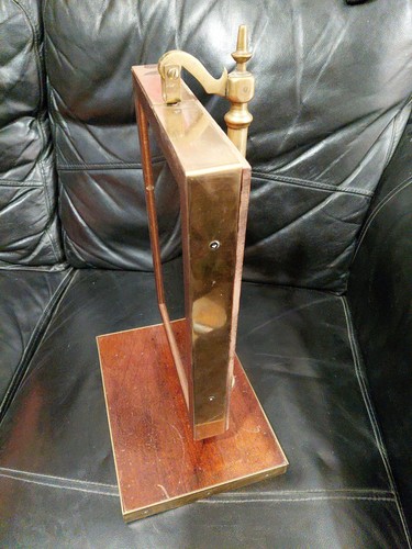 Old brass gentlemans shaving - old,