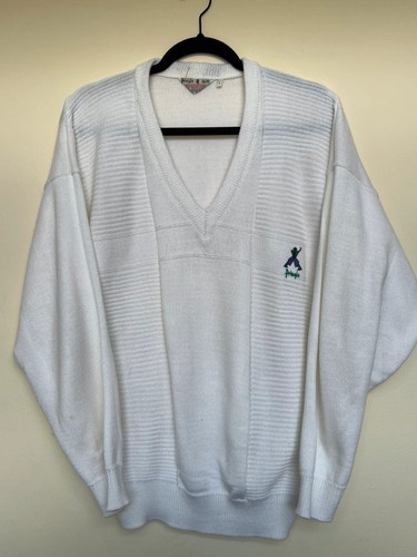 Pringle white neck - white, jumper