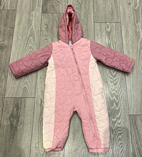 Pink quilted hooded lined - quilted,