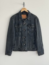 Levi’s Vintage Style Denim Trucker Jean Jacket 72334 Washed Navy Blue Medium