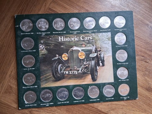Historic cars coin - cars,