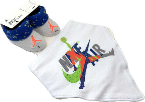 Nike baby white blue cotton - white,