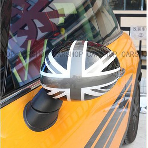 Black union jack side - union, mirror