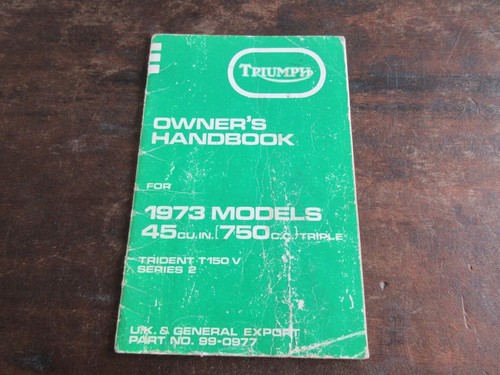 Triumph trident t150v series - triumph, 2