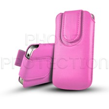 Magnetic Button Leather Slide