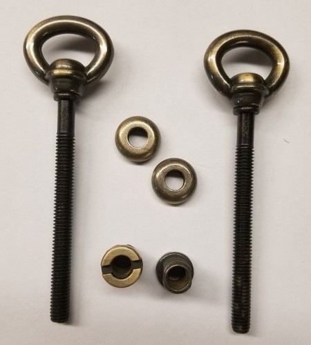 Antique brass steel - brass, cheval