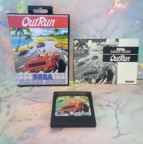 Sega game gear outrun boxed - game,