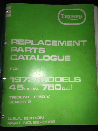 Triumph 750cc series usa - series,