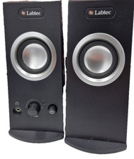 Labtec Spin-95 Powered Speakers for PC, MP3, CD etc.