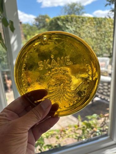 Vintage blenko amber - amber, glass