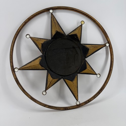 Sunburst wall mirror gold - mirror,