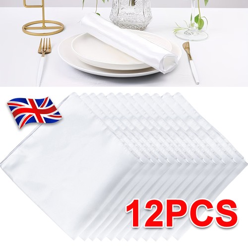 White table napkins 17x17 - white, 17x17"