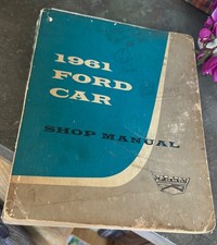 1961 Ford Car Shop Manual
