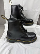 Men’s Dr Martens Safety Steel Toe Royal Mail UK Size 8 Black Leather Boots. New.