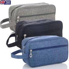 Mens Travel Wash Bag Hanging Toiletry Large Capacity Shaving Gym Toiletries Bag