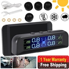 Wireless Solar TPMS LCD Car