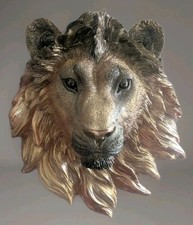Lion Head Wall Mounted Resin