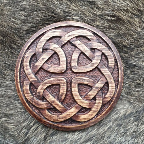 Carved celtic knot decorative - carved,