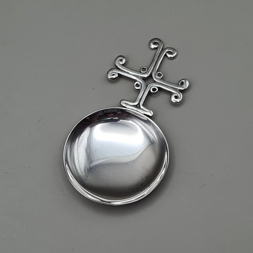 Sterling silver caddy spoon - sterling,