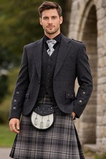 Men's Scottish Charcoal Grey