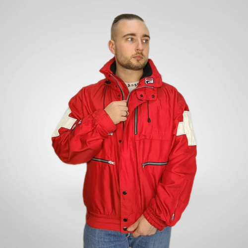 Fila red vintage retro - vintage,