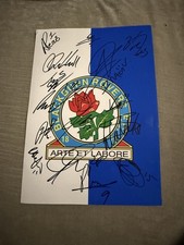 Blackburn Rovers Squad Signed