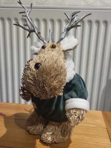 Christmas moose ornament - christmas,