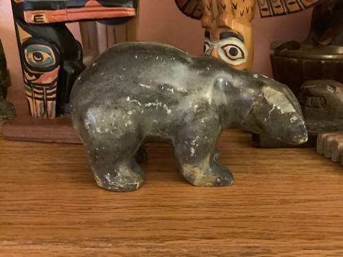 Signed luke inuit hand - hand, carved