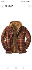 New UK Men Plaid Work Jacket