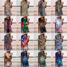 Ladies Tunic Long Tops Shirts