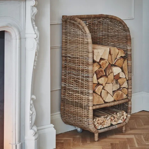 Ivyline woven rattan - rattan, log