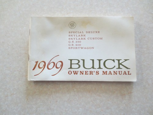 Original 1969 buick - buick, owner's
