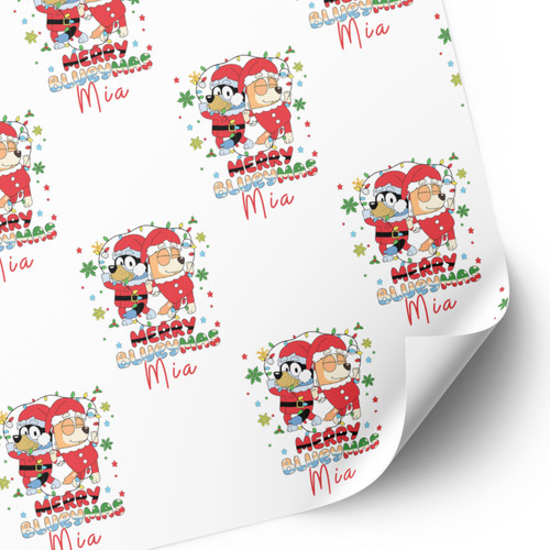 Personalised bluey bingo - &,