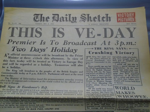 Ww2 the daily sketch newspaper - ww2,