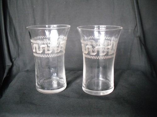 Pair edwardian greek key - edwardian,