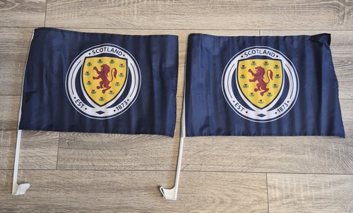 Scotland world cup car flags - scotland,