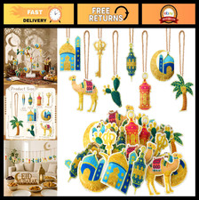 24 Pcs Felt Eid Mubarak