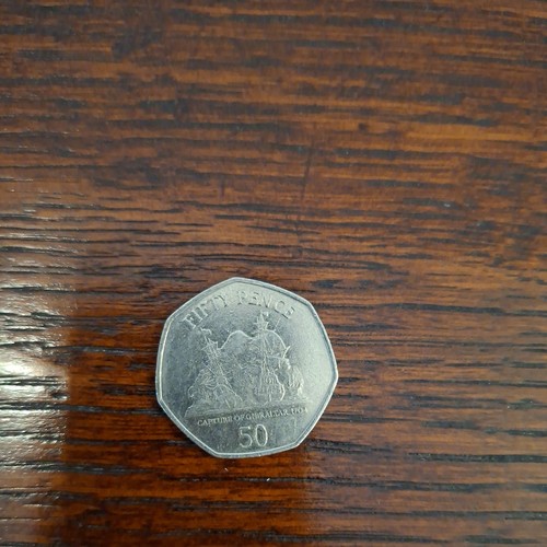 2009 gibraltar 50p fifty pence - gibraltar,