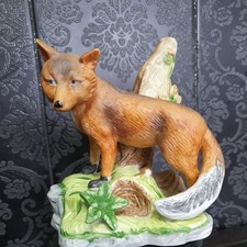 Hand painted Ceramic Fox